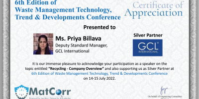 GCL in 6th Edition of Waste Management Technology Conference