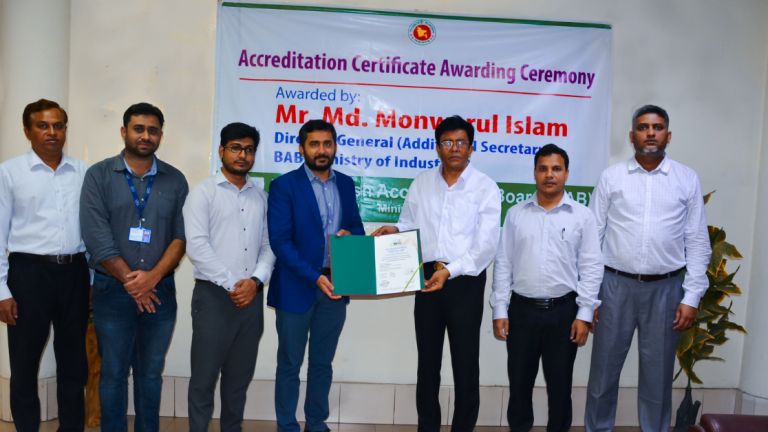 GCL International Bangladesh is now accredited by Bangladesh Accreditation Board (BAB)